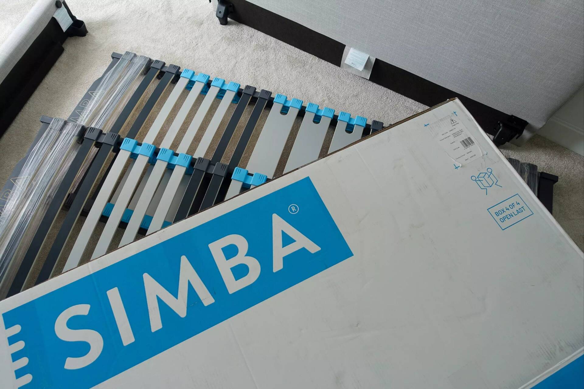 Simba bed frame box and slats